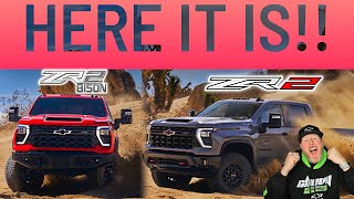 FINALLY Here is the FIRST EVER 2024 Chevrolet Silverado HD ZR2 amp ZR2 BISON [upl. by Paten]