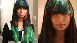 Vibrant Green Hair Color for women  Ventuno Hairstyle [upl. by Ednutabab]