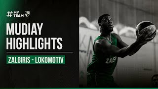 Emmanuel Mudiay highlights  Zalgiris  Lokomotiv  20210901 [upl. by Mixam373]