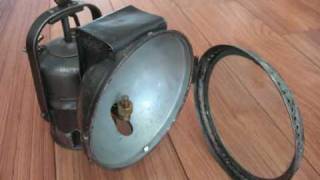 Old CARBIDE LAMP Miners Mining Transportation for sale on eBay UK [upl. by Alhan]