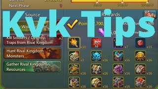 Lords Mobile KvK Tips  Kingdom Clash [upl. by Buff403]