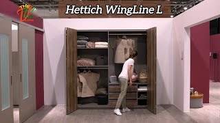 WingLine L installation video hettich sliding and folding wardrobe modular wardrobe [upl. by Kiona158]