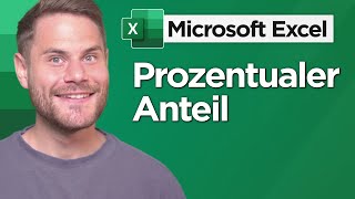 Prozentualer Anteil berechnen in Excel einfach erklärt [upl. by Ulrikaumeko]