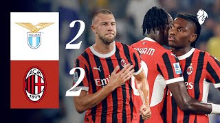 Pavlović opens the scoring Leão closes it  Lazio 22 AC Milan  Highlights Serie A [upl. by Leonteen]