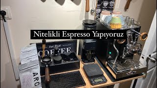 Wega Mini İle Evde Espresso Yapıyorum  ARC Coffee Roastery  Evde Nitelikli Kahve yapmak [upl. by Nylanaj]