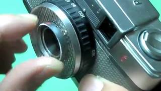 オリンパス ペン 初代EESの使い方 How to use OLYMPUS PEN EES 1960s half frame camera [upl. by Jemma283]