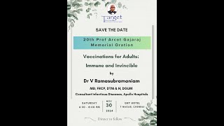 Target Foundation  20th Prof Arcot Gajaraj Memorial Oration [upl. by Ardisi]