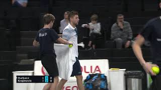 HIGHLIGHTS HURKACZ vs KRAJINOVIC [upl. by Ahsirat]