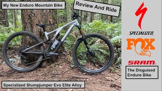 2023 Specialized Stumpjumper Evo Elite Alloy Ride And Review My New Enduro Bike Is Insane mtb [upl. by Sokim337]