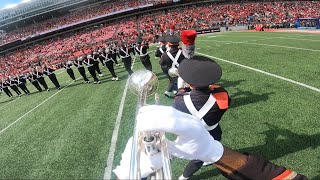 2023 Ohio State University Marching Band Trumpet GoPro  OSU vs Maryland [upl. by Ellimak]