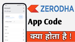 Zerodha Kite Me App Code Kya Hota Hai Zerodha App Code [upl. by Ahsiekrats]