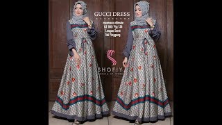 5 Model Gamis Modern Terbaru 2018 [upl. by Romano293]