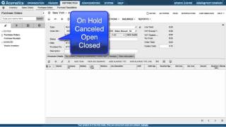 Acumatica Purchase Order Overview [upl. by Asia]