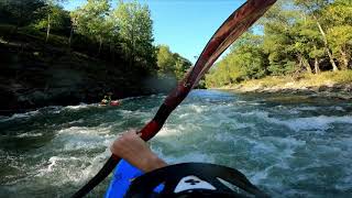 Kayaking Noguera Pallaresa  Section 1  quotClassicoquot  Llavorsi to Sort [upl. by Ahsiniuq]