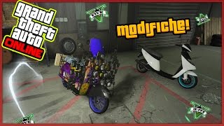 IL MOTORINO PIÙ EPICO DEL GIOCO MODIFICHE PEGASSI FAGGIO MOD amp SPORT  DLC BIKERS GTA 5 ONLINE ITA [upl. by Inaffit]