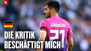 DFBKapitän mit offenen Worten  Gündogan quotGab immer Diskussionen um meine Personquot [upl. by Onfroi]