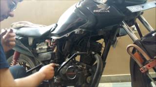 how to adjust clutch lever of honda livo in hindi talking about clutch plate problems [upl. by Atteuqahs]