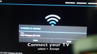 Vu Android TV  Miracast  Screen Mirroring Demo [upl. by Jenni]