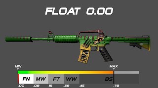 CSGO M4A1S  EmphorosaurS  Skin wearfloat [upl. by Hayilaa]