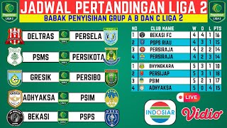 JADWAL LIGA 2 TERBARU  JADWAL LIGA 2  JADWAL LIGA 2 PEKAN INI [upl. by Decamp]