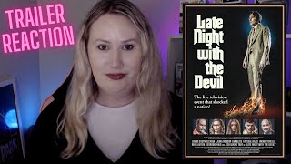 Late Night with the Devil Official Trailer Reaction  Shudder [upl. by Suivart611]