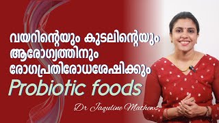 Probiotic foods  കുടലിൽ നല്ല ബാക്ടീരിയ ഉണ്ടാകാൻ സഹായിക്കുന്ന ആഹാരങ്ങൾ  Dr Jaquline Mathews BAMS [upl. by Kirkwood]