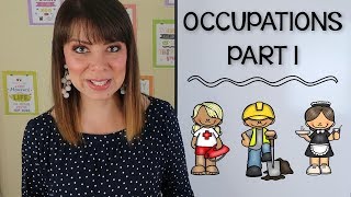 OCUPACIONES EN INGLES  PARTE 1  JOBS AND OCCUPATIONS ENGLISH VOCABULARY [upl. by Akcimehs]