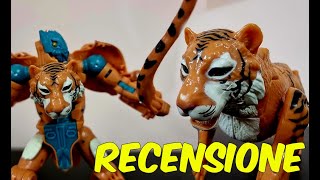 RECENSIONE  Mutant Tigatron Transformers Kingdom CyberOn [upl. by Nrubua453]