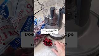 Holiday Berry Prep holidaybaking cranberrysauce bestfoodprocessor [upl. by Acenom]