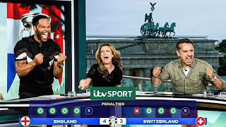 🏴󠁧󠁢󠁥󠁮󠁧󠁿 ITV Panel LIVE REACTION to DRAMATIC England Penalty Shootout Win  EURO2024  ITV Sport [upl. by Burroughs]