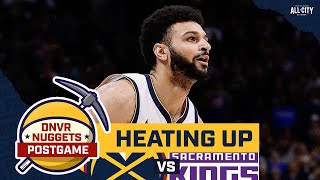 Jamal Murray is heating up Denver Nuggets blowout Sacramento Kings [upl. by Gerge128]