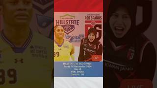 JADWAL HARI INI VLEAGUE KOREA RED SPARK VS NYUNDAI HILLSTATE 2024 [upl. by Atnoved]