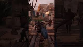 You can now vault in AC Origins assassinscreed mods parkour gameplay pc ubisoft shorts [upl. by Enorahs4]