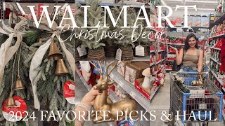 WALMART CHRISTMAS DECOR 2024 SHOP WITH ME BEST FINDS AND HAUL  MY TEXAS HOUSE CHRISTMAS 2024 [upl. by Ehsrop]