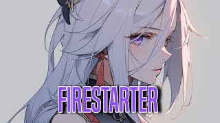 Nightcore Firestarter Lyrics [upl. by Emerick]