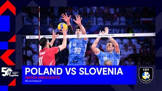 Poland vs Slovenia I Match Highlights Semi Finals I CEV EuroVolley 2023 Men [upl. by Bailie]