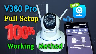 V380 Pro IP Camera Full Setup Configuration  Reset Wifi Password  Change Language  Flip Camera [upl. by Nospmoht]