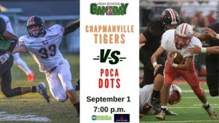 High School Game Day  Chapmanville at Poca [upl. by Haronid]