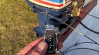 Outboard engine DIY Jack Plate with remote controlpart four [upl. by Babbie]