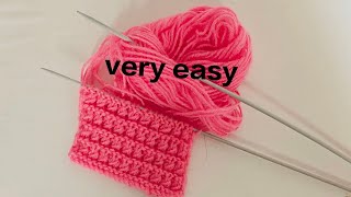 Easy Single Colour Knitting Pattern For ko CardiganSweaterScarfkotigents amp baby sweater design💯 [upl. by Erdnoid946]