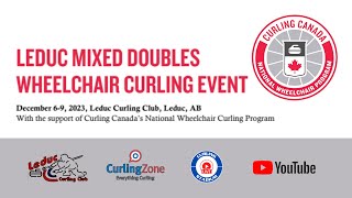 BenevidesDash vs ForrestIdeson  FINAL  Leduc Mixed Doubles Wheelchair Curling Event [upl. by Celene]