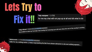 Lets Try to Fix  StreamElements Chat Not Showing 😱 [upl. by Yentnuoc]