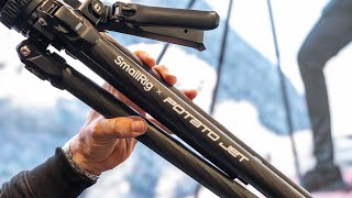 SmallRig x Potato Jet Tribex Hydraulic Carbon Fiber Tripod – First Look [upl. by Baudin]