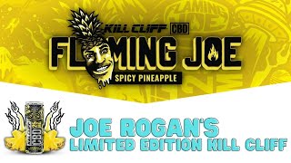 Joe Rogans Kill Cliff quotFlaming Joequot CBD Energy Drink Review  Limited Edition Joe Rogan Version [upl. by Kyrstin499]