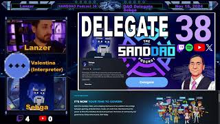 🎙️SANDDAO Podcast 38 DAO Delegate Sebga [upl. by Karlan]