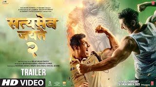 Satyameva Jayate 2 OFFICIAL TRAILER John Abraham Divya Khosla Kumar  Milap Zaveri  Bhushan K [upl. by Eneja]