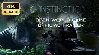 Instinction  Official Trailer  Open World Dinosaur Game  Release September 2022  4K [upl. by Anitnerolf]