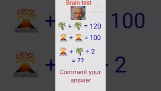 Brain test 🧠 shorts maths trending [upl. by Yellek]