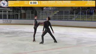 Evgeniia Lopareva amp Geoffrey Brissaud  French Masters de Patinage 2024 FD【Fugue in D Minor】 [upl. by Stearn]