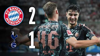 Thrilling battle in Seoul  FC Bayern vsTottenham Hotspur 21  Highlights 🇰🇷 [upl. by Koetke]